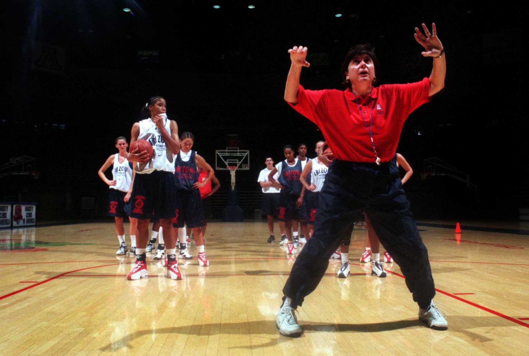 University of Arizona women's basketball coach Joan Bonvicini